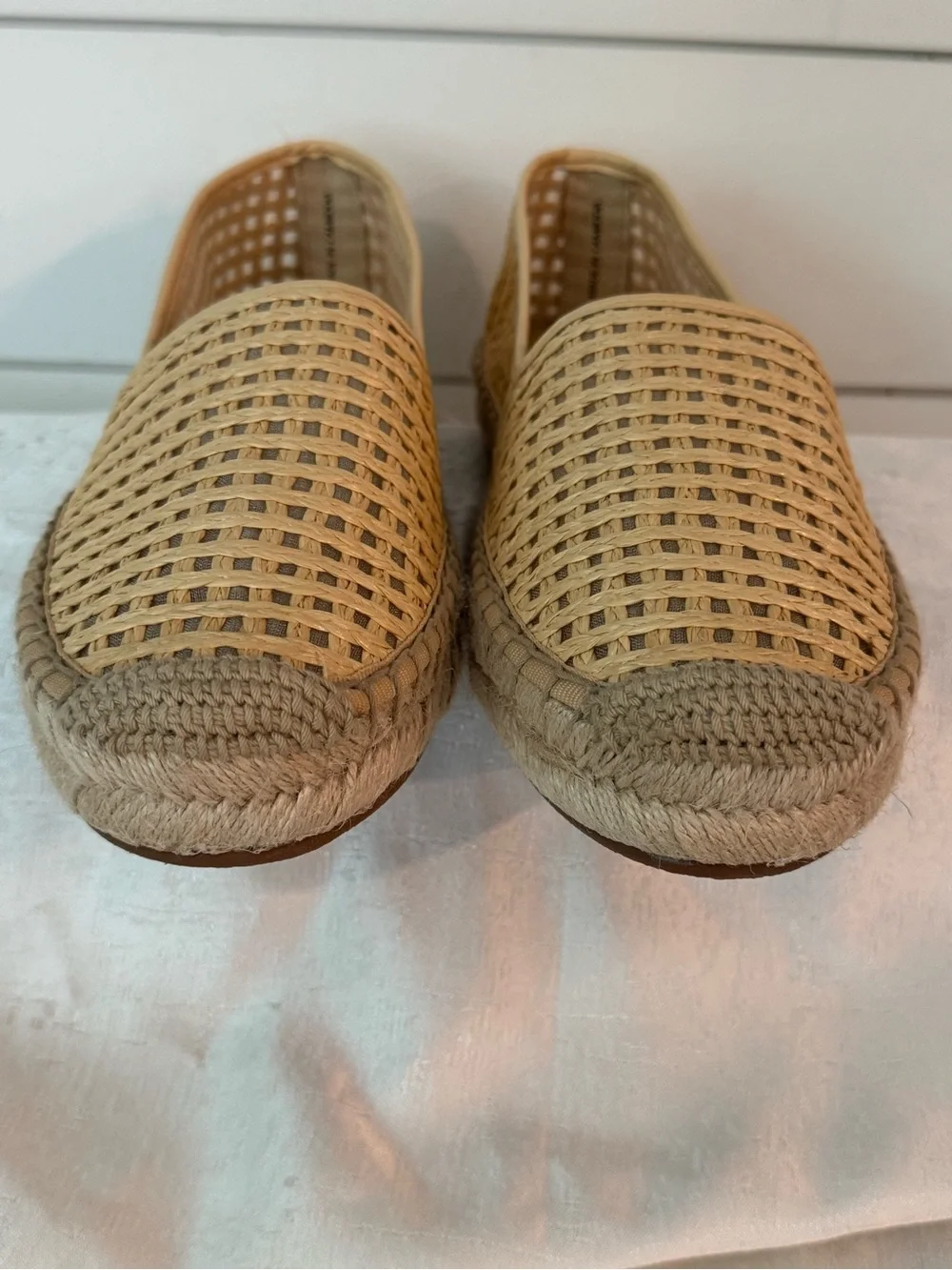 J. Crew - Woven Espadrille Slip-On Flats in Natural